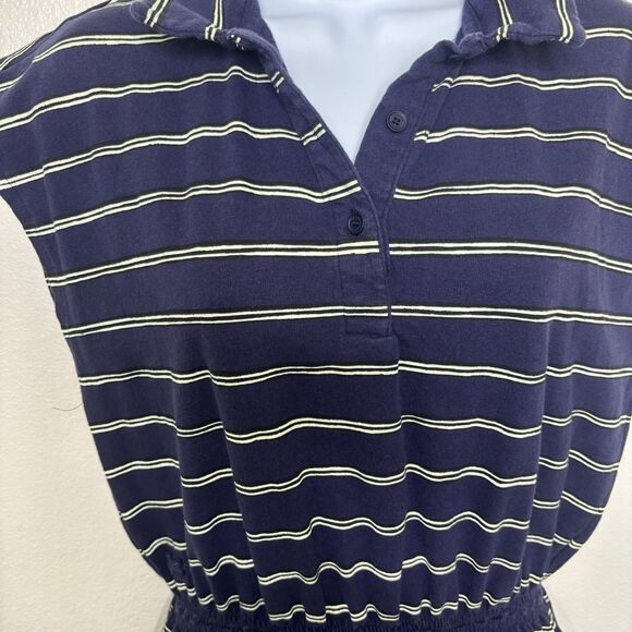 Lacoste Womens  Mini Pique Polo Navy Blue Dress Sz 36 - Picture 2 of 9